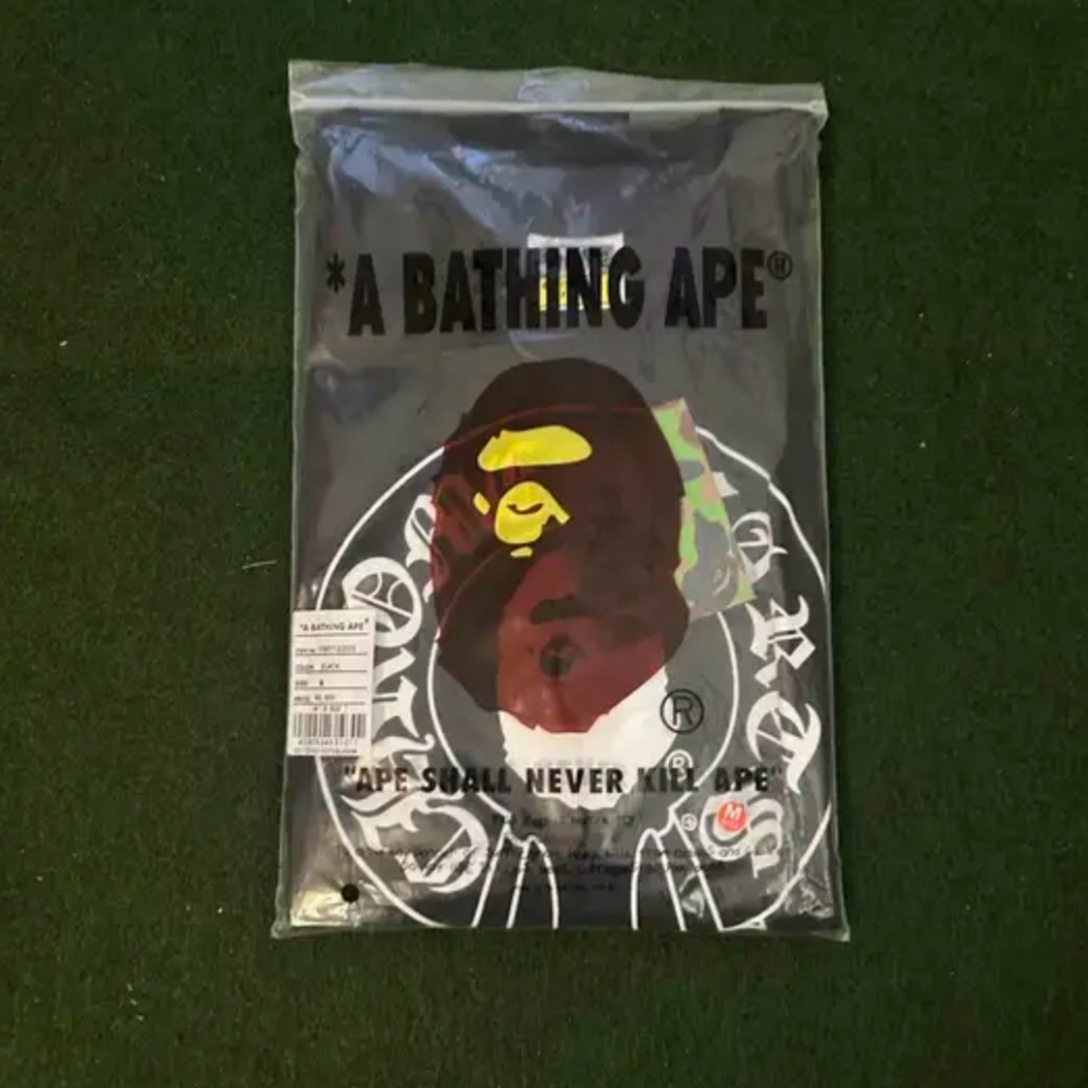 Bape x Chrome Black T-Shirt Size Large